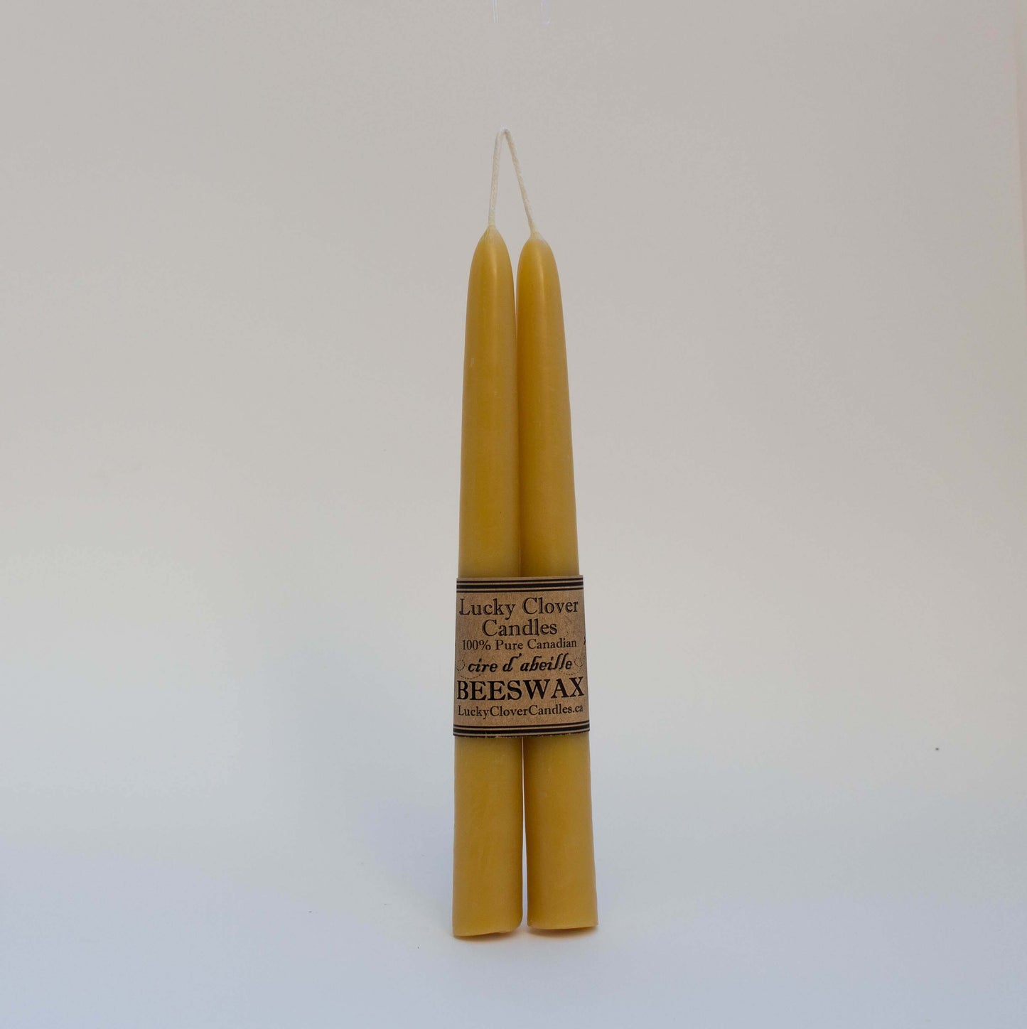 Beeswax Tapers - Lucky Clover Candles