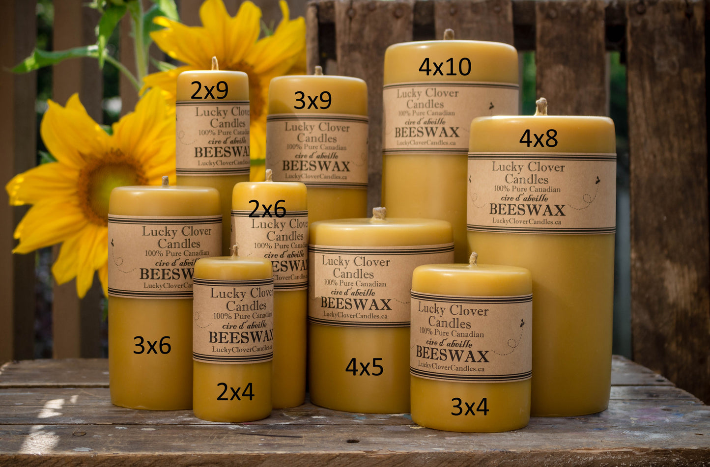 Smooth Beeswax Candles